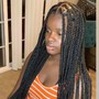 Large Knotless Braids