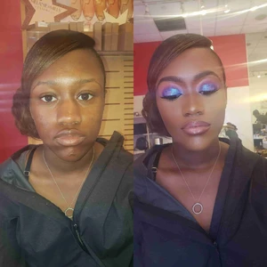extreme makeup before and after black