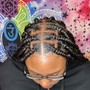 Small Box Braids/ Knotless Boxbraids (   Hipster Length)