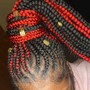 Goddess Half Feedin /Half Box Braids