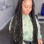 Distressed Locs Large Parting