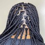 Small Box Braids/ Knotless Boxbraids (   Hipster Length)