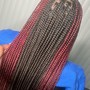 Medium Boho knotless Braids