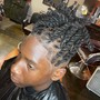 Loc retwist (style included)