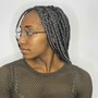 Knotless Box Braids (med), Women's Cut