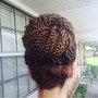 medium feed-in Braids ponytail