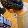 Crochet Braid down