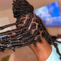 6/11 yr Kid's 8/10knotless go back Braids