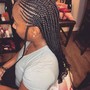 Braids w/ weave (diff styles)