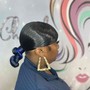 Double Frontal ponytail/ Updo