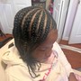 Kid's braids without weave