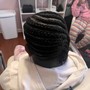 Kid's braids without weave