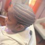 Kid's braids without weave