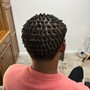 Extended twist 24 inch hair added