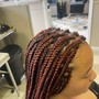 Feed in Braids with singles