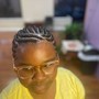 Cornrows w/ hair added