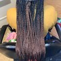 Medium knotless Braids