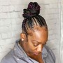 Kinky Twist added hair( medium )