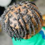 Kid's braids/plaits  no weave (jumbo)