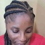 Feed in braids ($10 each)