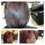 Relaxer w/Demi Haircolor