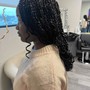 Micro locks, natural hair