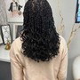 Micro locks, natural hair