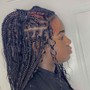 Invisible locs(shoulder length)