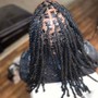 Loc starter- Crochet method using natural hair