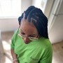 Braids over Locs- Hair is not included