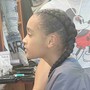 2 Princess Braids to the back