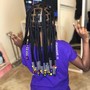 Kids lg knotless braids