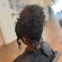 UPDO- RELAXED HAIR