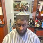 Bald Head with Clippers and electric razor