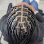 1/2 Head Men's Single Braids/Twists