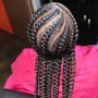 Large Goddess Box Braids Midback