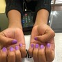 Senior classic manicure and pedicure