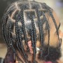 Box Braids over Locs