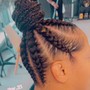 Poetic braided Ponytail