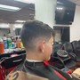 Blow out tapered fade