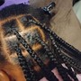 Men's braids (whole head)