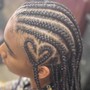 Large Feed In Braids -hair not included