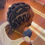 Individual Braids (medium knotless)