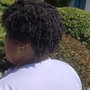 House call med/ large Starter locs +hair trim