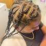 2 Feed In Braids