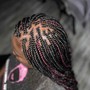 Large Boxbraids W/ Hair Included (Color 1b,27&30)