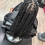 Straight back Feed-in Braids