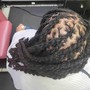 Inter-locking of locs