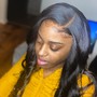 Lace frontal ponytail