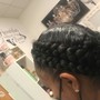 Feed-in 2 braids